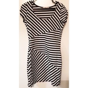 Black and white dress